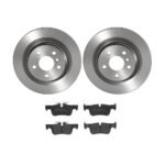 Brembo OE Rear Brake Kit with Low Metallic Pads BMW (300mm)