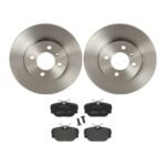 Brembo OE Front Brake Kit with Low Metallic Pads BMW (260mm)