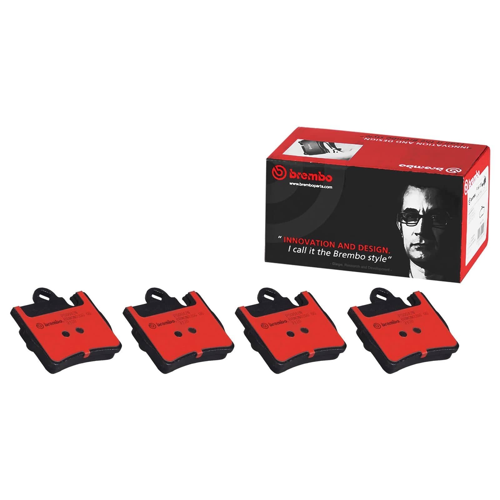 bbo-p50042n_xl.jpg Brembo OE Prem NAO Ceramic Pads - Mercedes - Image 1