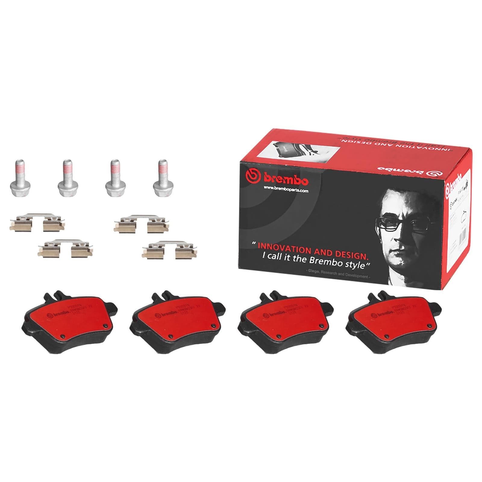 bbo-p50091n_xl.jpg Brembo OE Prem NAO Ceramic Pads (Rear) - Mercedes - Image 1
