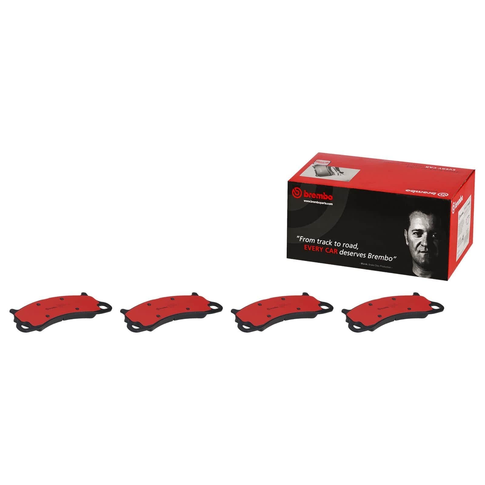 bbo-p65025n_xl.jpg Brembo OE Prem NAO Ceramic Pads (Front) - Porsche - Image 1