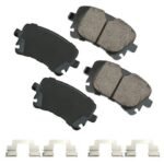 Akebono Rear EURO Ultra Premium Ceramic Disc Brake Pad Kit