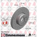 Drilled Front Brake Rotor Kit (340x30) - BMW F2X 228i / F3X 328i 428i & more - Image 2