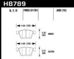 Hawk Performance HP+ Street Brake Pads (Rear) - VW/Audi / Jetta / A3 - Image 2