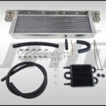 JHM - Auxiliary Heat Exchanger Kit (BLACK CORE) w PS Cooler - Bolt - On Performance Dual - Pass (JHM) for C6 A6 3.0T