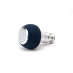BFI GS2 Heavy Weight Shift Knob - BMW Auto - Style 2 - Royal Blue Alcantara / Machined Finish