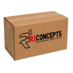 R1 Concepts 96-03 BMW 525i Rear Right Drilled Black Brake Rotor