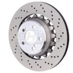 SHW Performance 15-18 BMW X5 M 4.4L Right Rear Cross-Drilled Lightweight Brake Rotor (385x24mm)