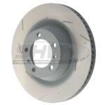SHW Performance 13-16 Porsche Panamera GTS 4.8L w/o Ceramics Left Rear Slotted Monobloc Brake Rotor (350x28mm)