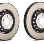 SHW Performance Front Smooth Lightweight Brake Rotor Kit (375x36) - Audi / B9 / A5 / S5 / RS5 / Sportback