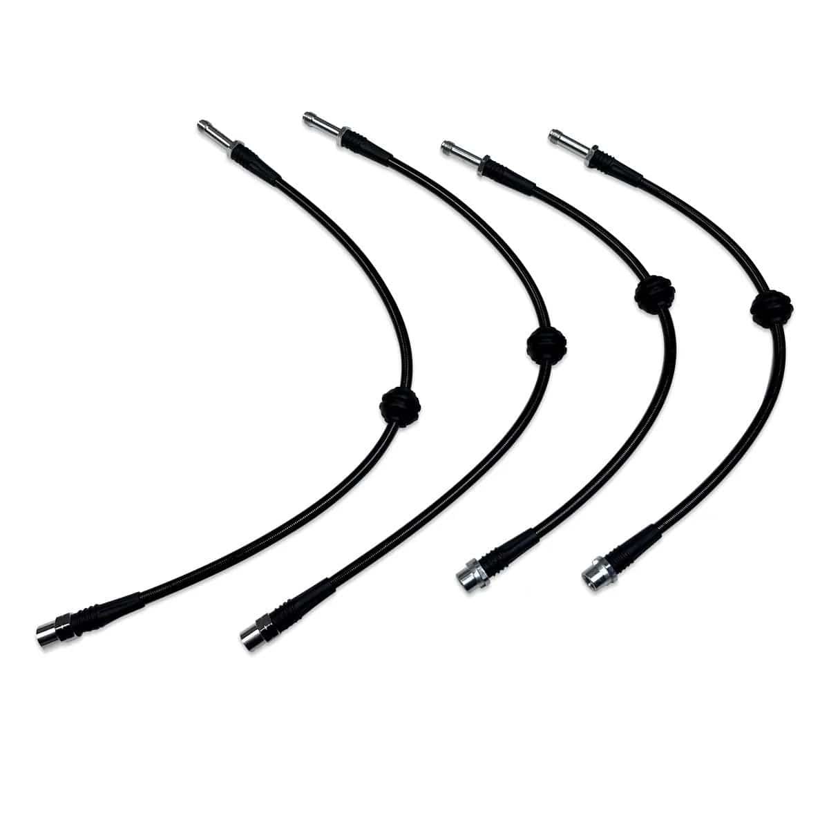 stainless-steel-braided-brake-li.jpg 034Motorsport Stainless Steel Braided Brake Line Kit - Audi / B8 / B8.5 / S4 / S5 - Image 1