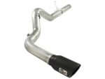 aFe MACHForce XP 5in DPF-Back 409SS Exhaust Dodge Diesel Trucks 07.5-12 L6-6.7L (td) Black Tip - Image 2