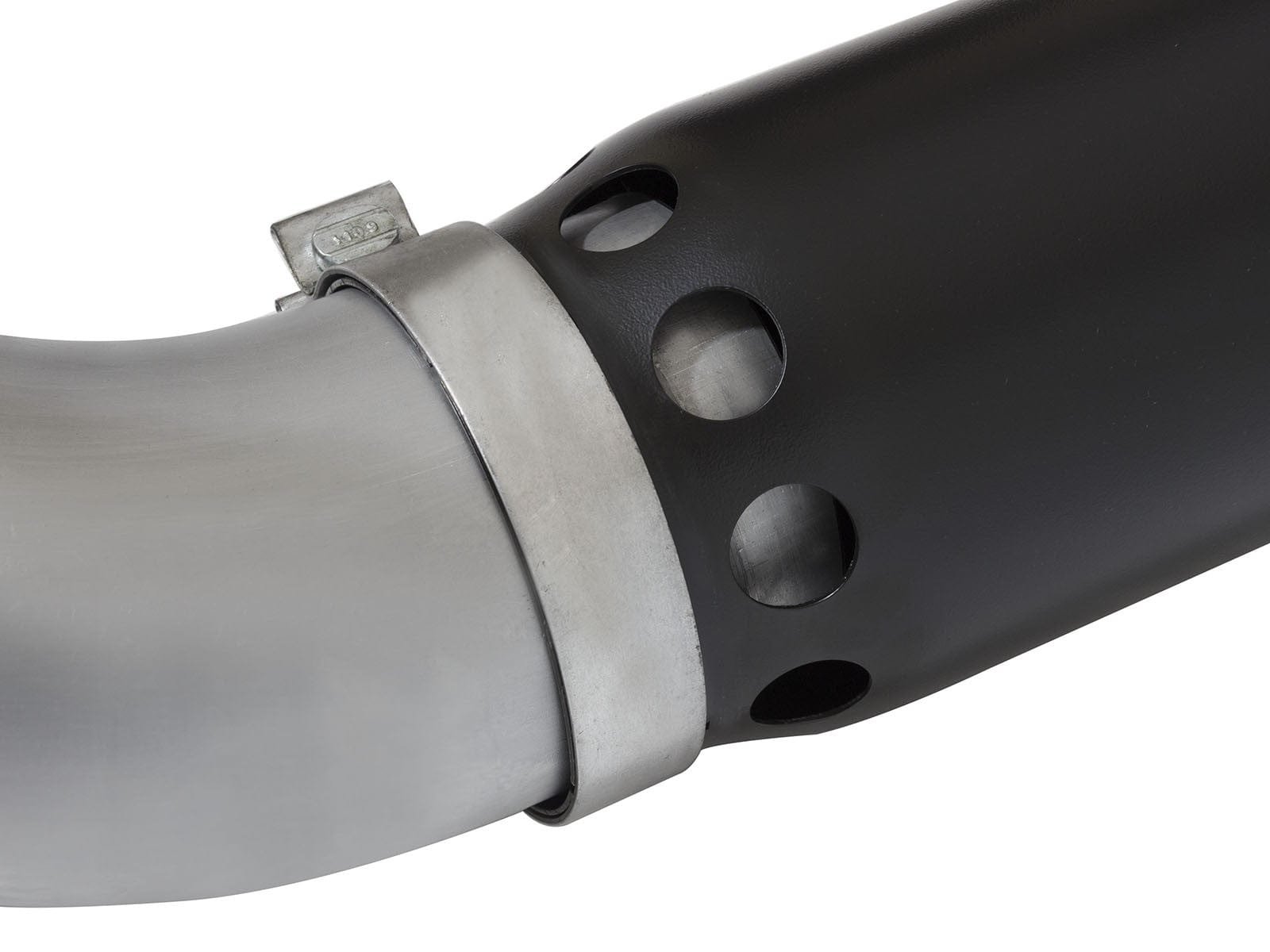 063b93d2b2af0534a3dbafa8028eeb4e.jpg aFe Atlas Exhaust 5in DPF-Back Aluminized Steel w/ Black Tips 16-17 GM Diesel Truck V8-6.6L (td) - Image 1