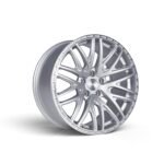 3SDM 0.75 18" 5x112 Satin Silver w/ Machined Lip