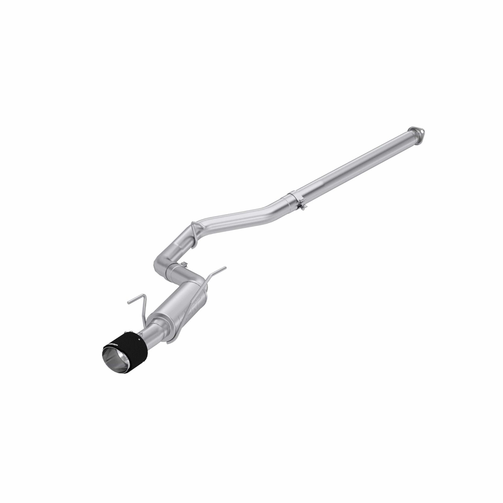 08047dfb7296d.jpg MBRP 2022 Subaru WRX 2.4L 3in Cat Back 5in OD w/ Carbon Fiber Tips - T304 - Image 1