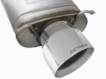 aFe Mach Force-Xp 3in CB Stainless Steel Dual Exhaust System w/Polished Tips 09-15 Cadillac CTS-V - Image 3