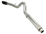 aFe MACHForce XP 5in DPF-Back Stainless Steel Exh Sys, Black tip,Ford Diesel Trucks 08-10 V8-6.4L - Image 3