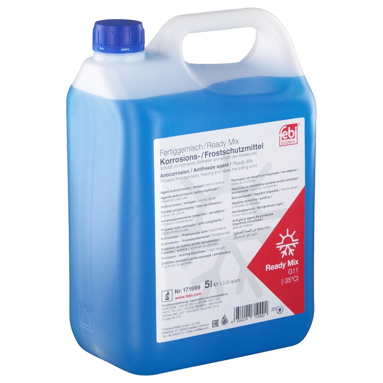171999_1.jpg Coolant 5L PreMix - VW/Audi - Image 1