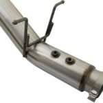 aFe LARGE BORE HD 4in 409-SS DPF-Back Exhaust w/Black Tip 2017 GM Duramax V8-6.6L (td) L5P