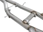 aFe MACHForce XP 3in 304SS Cat Back Exhaust s/ Black Tips 16-17 Cadillac ATS-V V6-3.6L (tt) - Image 7