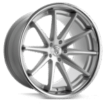 Rohana RFC10 20" 5x108 Machine Silver/Chrome Lip