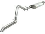 aFe MACHForce XP Exhaust Cat-Back SS-409 04-06 Jeep Wrangler TJ Unl L6 4.0L 2.5in Off-Road No Tip - Image 2