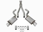 aFe Mach Force-Xp 3in CB Stainless Steel Dual Exhaust System w/Polished Tips 09-15 Cadillac CTS-V - Image 6