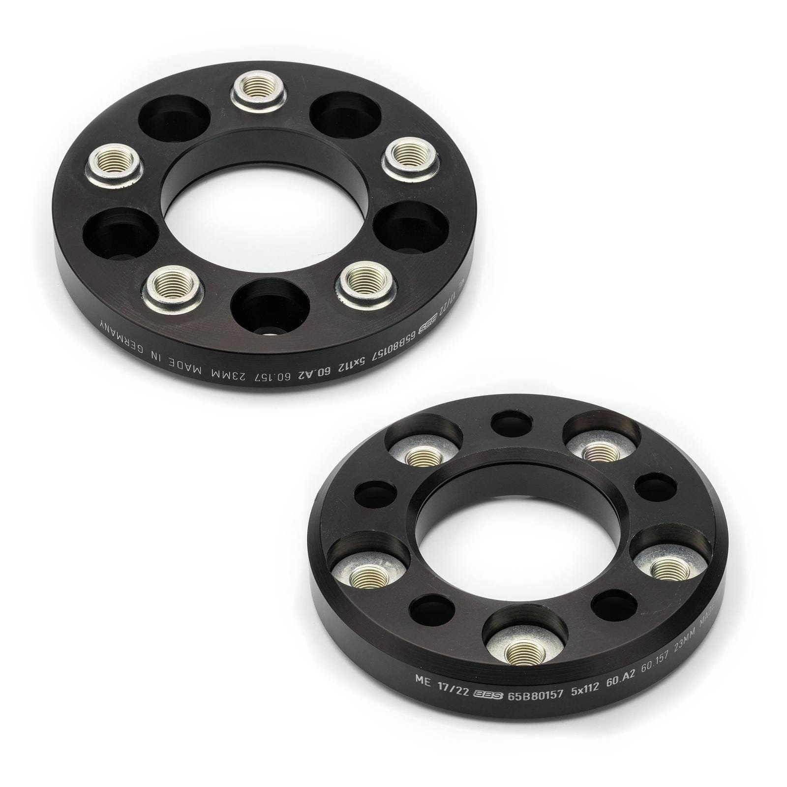 23mm_Nabenadapter-2_001.jpg BBS Wheel Spacer and Bolt Kit (5x112 - 23mm) - Image 1