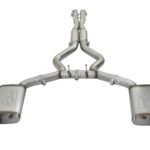 aFe MACHForce XP 3in 304 SS Loud Tone Cat-Back w/ Black Tips 15-17 Ford Mustang V6-3.7L/V8-5.0L