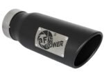 aFe Vulcan Series 3.5in 409 SS Cat-Back Exhaust 13-19 Ford Transit V6 3.5L (TT) w/ Black Tips - Image 3