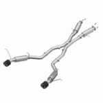 MBRP 2012+ Jeep Grand Cherokee SRT 6.4L 3in Dual Rear Exit T304SS Catback Exhaust - CF Tips