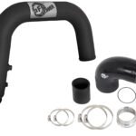 aFe BladeRunner 2.5in Black IC Tube Hot Side w/ Coupling & Clamp Kit 2016 GM Colorado/Canyon 2.8L