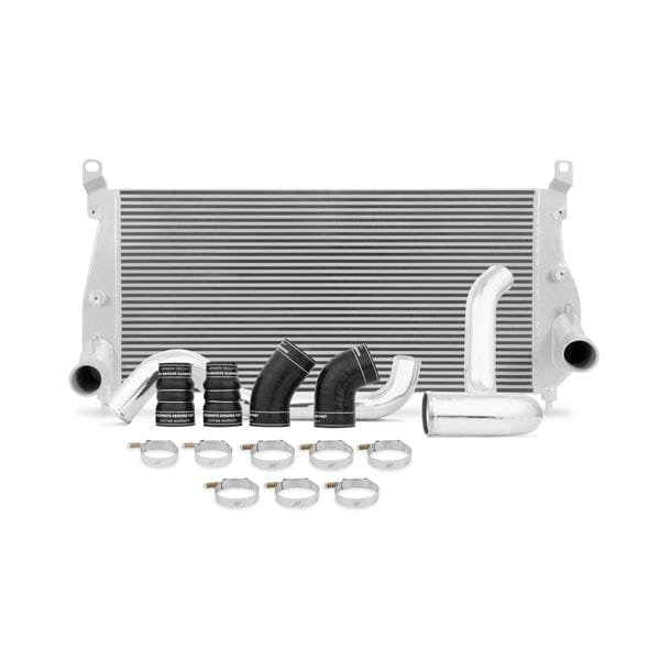 2cacd43d9fdeb.jpg Mishimoto 02-04.5 Chevrolet 6.6L Duramax Intercooler Kit w/ Pipes (Silver) - Image 1