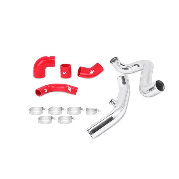 2cf2e4a13ecc8.jpg Mishimoto Mitsubishi Lancer Evolution 7/8/9 Upper Intercooler Pipe Kit, Red, 2001-2007 - Image 1