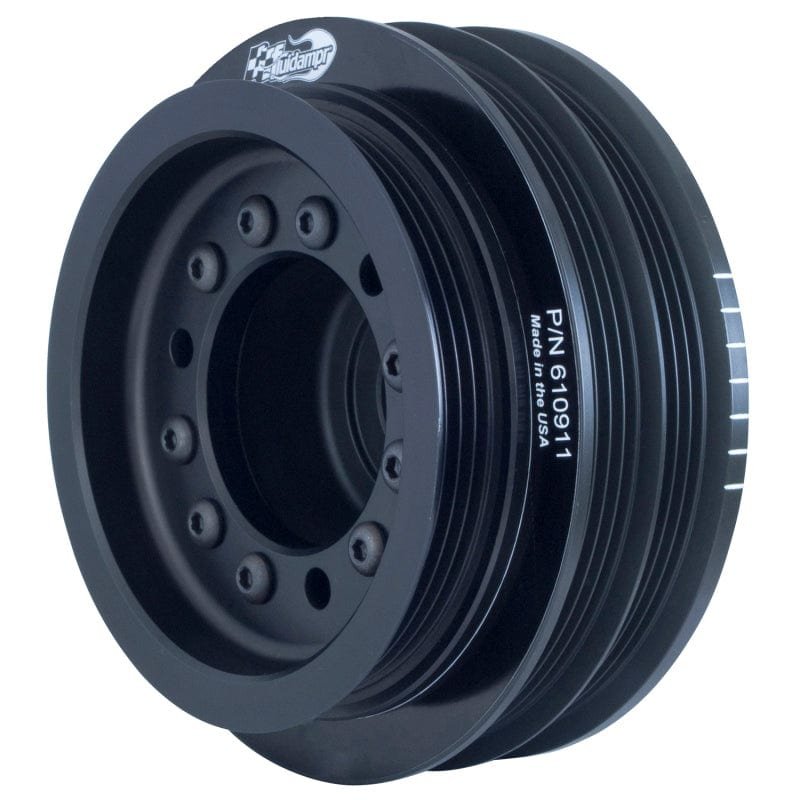 2ef105bdfe1f894886f43385e0ab2a71.jpg Fluidampr Nissan RB26DET Phase-2 BCNR33 GT-R / BNR-34 GT-R Steel Internally Balanced Damper - Image 1