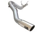 aFe MACHForce XP Exhaust Large Bore 5in DPF-Back SS 13-15 Dodge Trucks L6-6.7L (td) *Polish Tip - Image 6