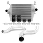 Mishimoto Ford 7.3L Powerstroke Intercooler Kit, 1999-2003 Silver Cooler, Polished Pipes