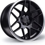 3SDM 0.09 18" 5x100 Matte Black Mirror Lip