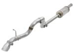 aFe MACH Force-Xp 2.5in 409SS Axle-Back Hi-Tuck Exh Sys w/ Pol Tip 18-20 Jeep Wrangler (JL) V6 3.6L - Image 2