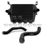 Mishimoto Ford 7.3L Powerstroke Intercooler Kit, 1999-2003 Black Cooler, Black Pipes