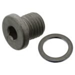 Oil Drain Plug with Sealing Ring - Mercedes