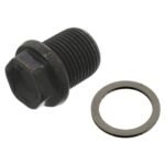 Oil Drain Plug with Sealing Ring - Ford