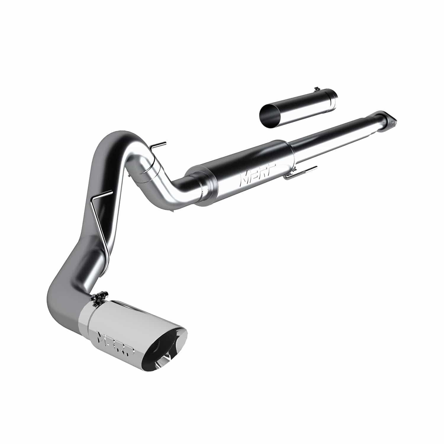 524159f11baee.jpg MBRP 2015 Ford F-150 2.7L / 3.5L EcoBoost 4in Cat Back Single Side T304 Exhaust System - Image 1