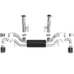 aFe MACH Force-Xp 3in to 2-1/2in 304SS Cat-Back 2020 Chevy Corvette (C8) 6.2L - Carbon Fiber Tip