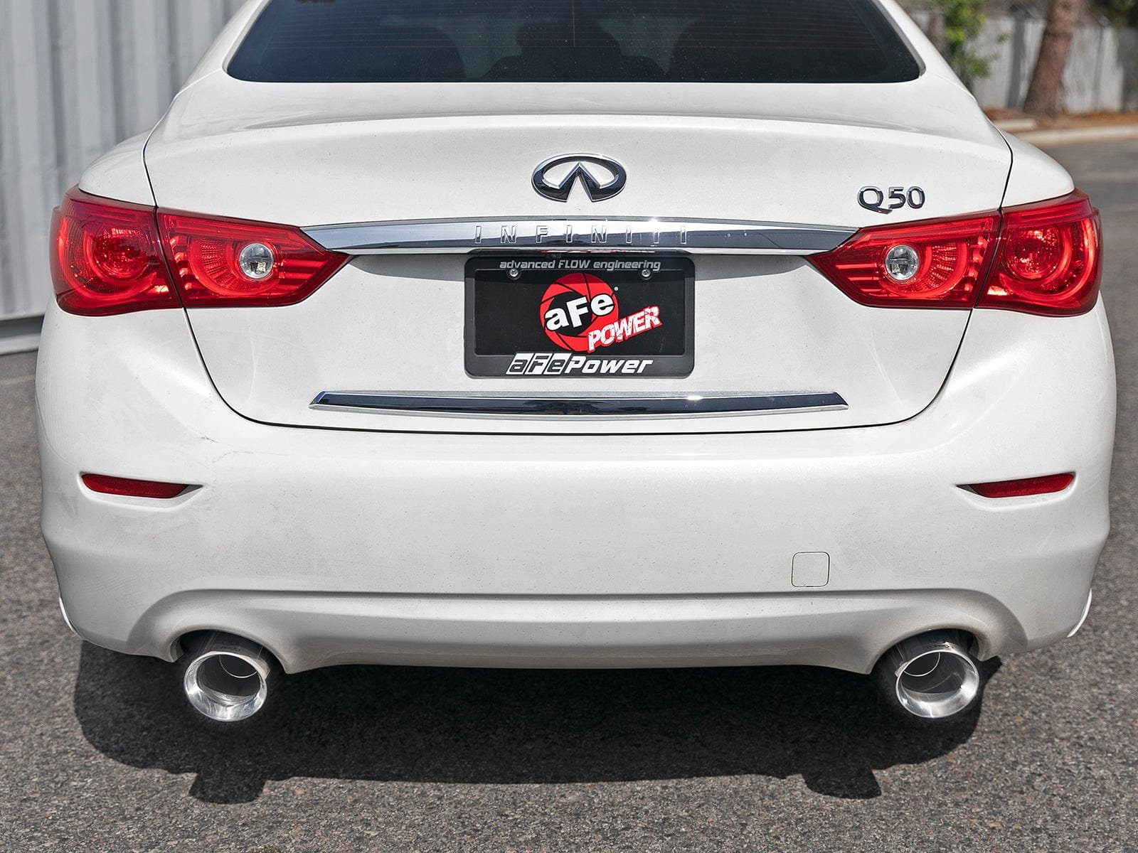 64f586f2adc31ada01d1d063ed562dd6.jpg aFe Takeda 2.5in 304 SS Cat-Back Exhaust System w/ Polished Tips 16-18 Infiniti Q50 V6-3.0L (tt) - Image 1