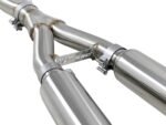 aFe POWER Takeda 2.5in 304 SS CB Exhaust w/ Polished Tips 17-19 Infiniti Q60 V6-3.0L (tt) - Image 7