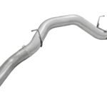 aFe Atlas 5in DPF-Back Aluminized Steel Exhaust Dodge RAM Diesel Trucks 13-14 L6-6.7L (td) Mega Cab