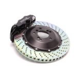 Dinan by Brembo Front Brake Set (Black Calipers w/ Slotted & Drilled Rotors) - 2008-2013 BMW 1M/M3