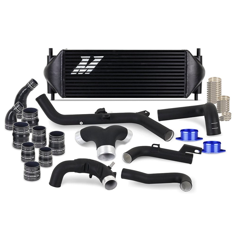 7029de9c233d2.jpg Mishimoto Intercooler Kit, fits 2021+ Ford Bronco 2.7L, Black Intercooler - Image 1