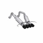 MBRP 14-19 Chevrolet Corvette 3in Dual Split Rear Cat Back w/ Carbon Fiber Tips